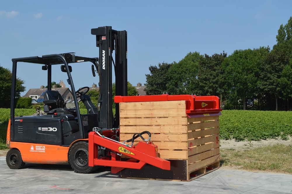 ПЕРЕВЕРТАЧ КОНТЕЙНЕРІВ ФРОНТАЛЬНИЙ K85